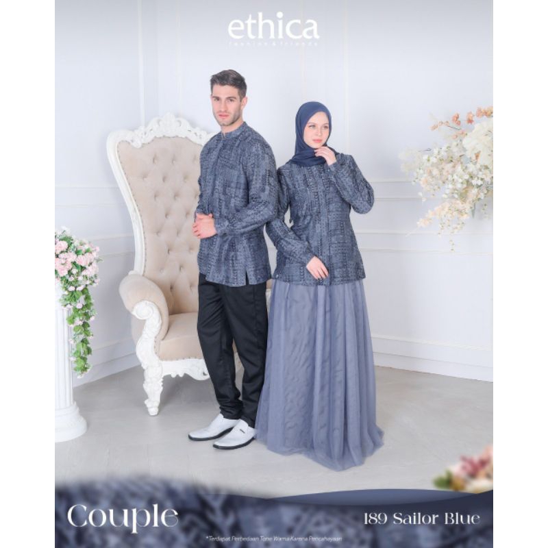 READY BISA COD COUPLE LEBARAN 2024 SARIMBIT LEBARAN 2024 COUPLE 189 SAILOR BLUE