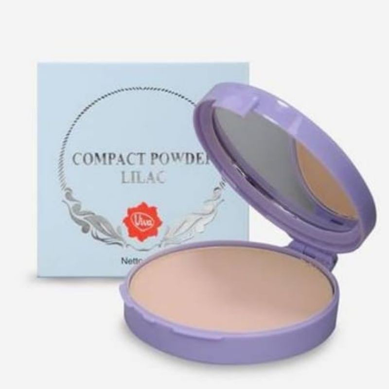 VIVA COMPACT POWDER LILAC || Bedak padat 100% Original