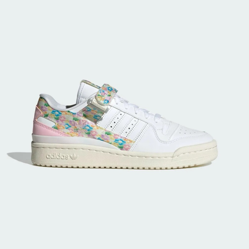 Adidas Women Disney Forum 84 Low Shoes White Pink Originals