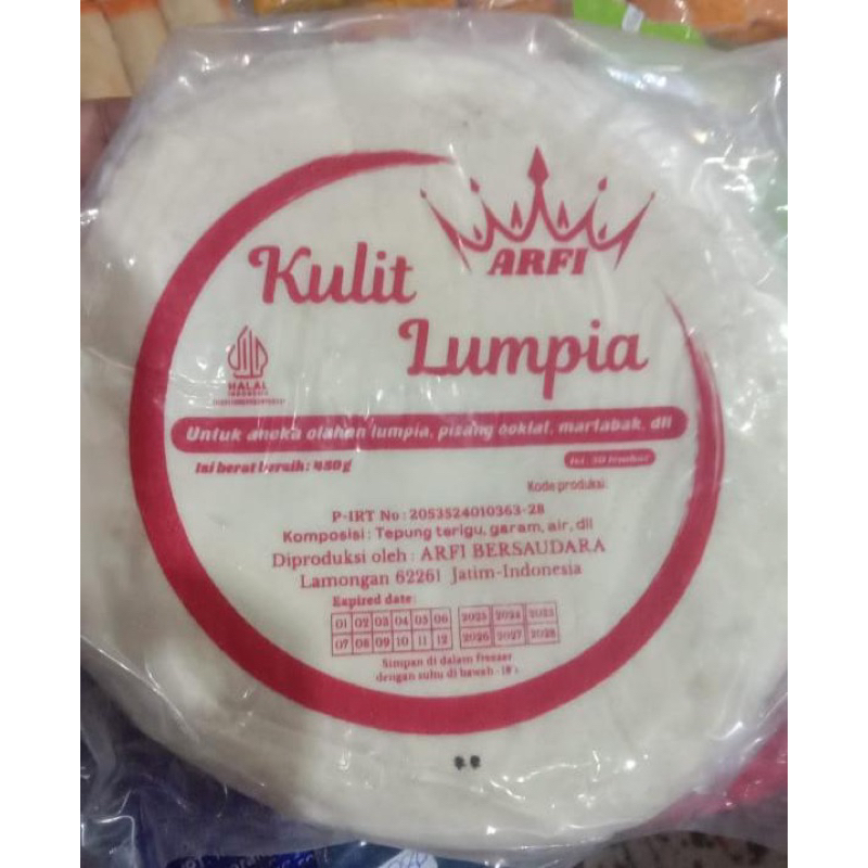 

Kulit lumpia bulat 20cm | kulit serbaguna