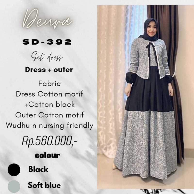 Deura SD 392 / Stelan Deura/ Deura Set / Deura Collection/ Deura Fashion/ Deura Edisi Lebaran 2024 /