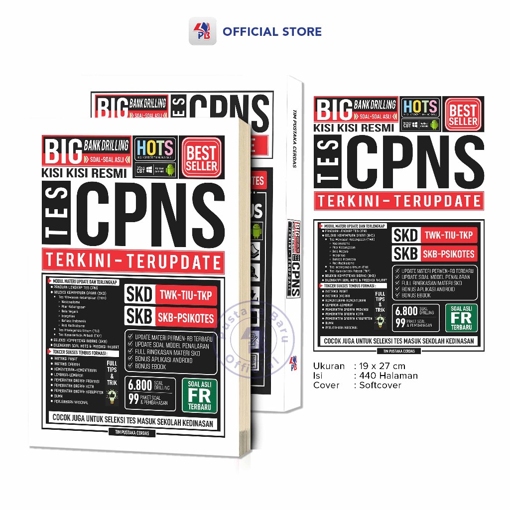 Buku cpns dan pppk 2024 2025 Best Seller Untuk Umum ( Pendidik, Kesehatan, Teknis ) : Big Drilling Kisi Kisi Resmi Tes CPNS Terkini Terupdate Fr Berdasarkan Kepmenpan RB No 651 Tahun 2023 / Biig Drilling Kisi Kisi Resmi Tes PPPK  2024-2