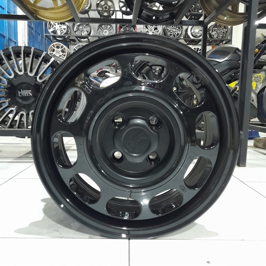 Pelek Racing Mobil Brio Agya Wuling Airev Calya Sigra HSR KLG Ring 14
