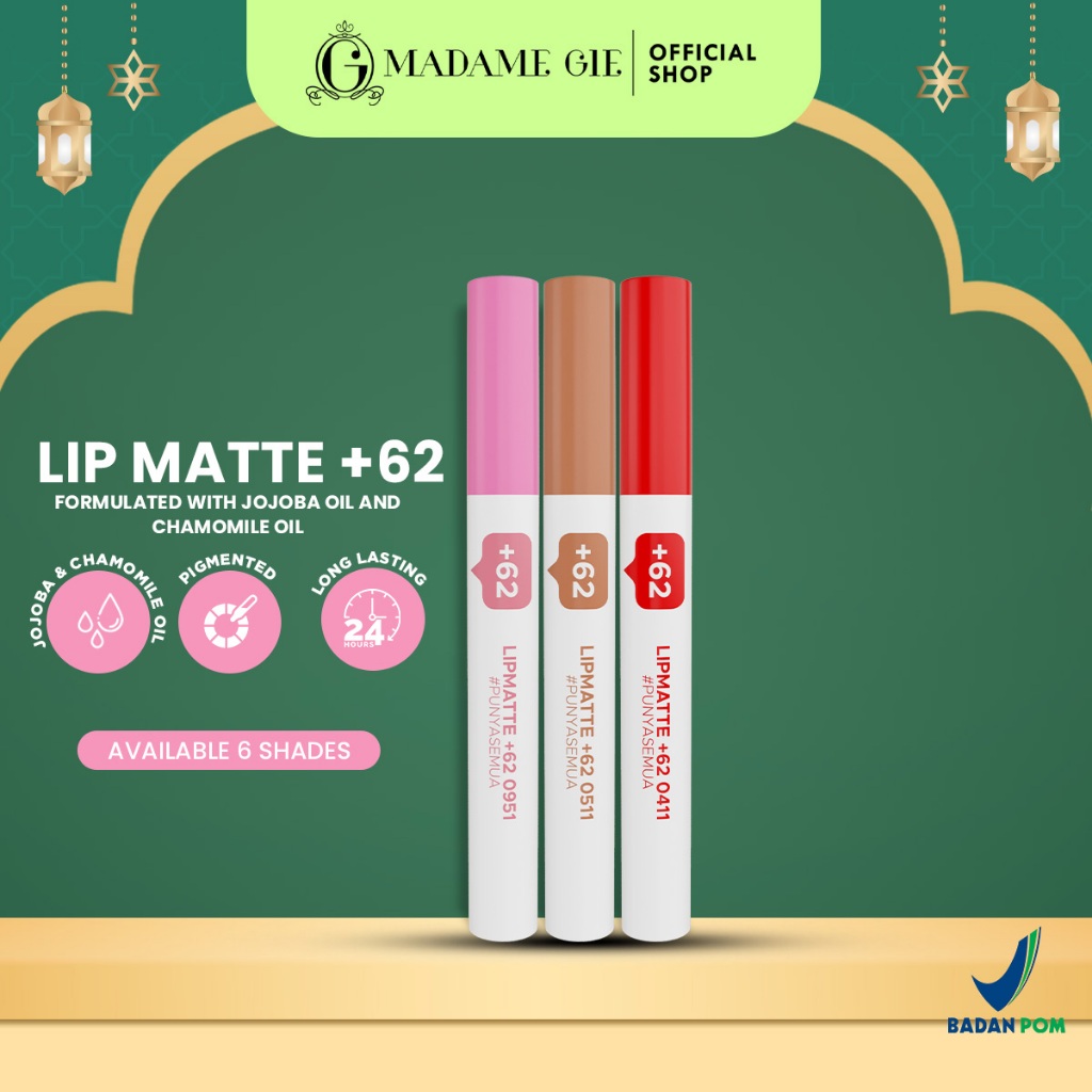 Foto Madame Gie Lip Matte Netizen +62  - Make Up Lipstick | Lip Cream Superstay