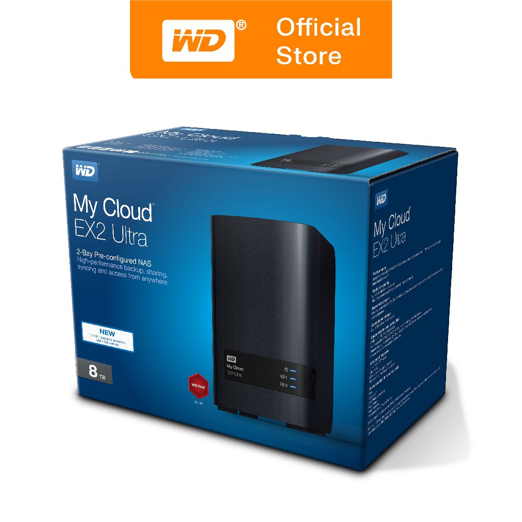 WD My Cloud EX2 ULTRA 8TB - HDD / HD / Hardisk / Harddis External 3.5"