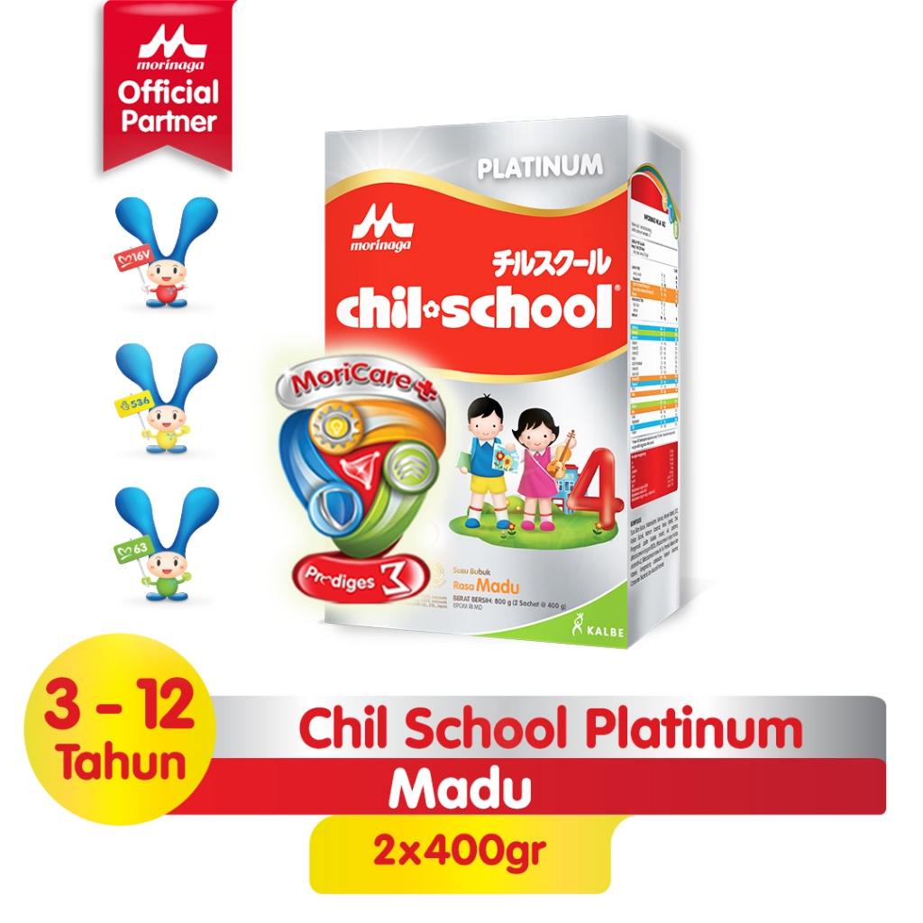 

PROMO Chilschool platinum coklat/vanila/madu 800gr PROMO