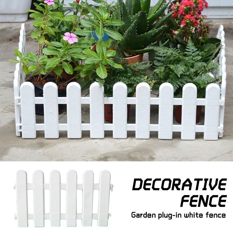 Oppashop_ Pagar Taman Jual Satuan Dekorasi Pagar Taman Plastik Shabby Chic Pagar Kebun Pagar Plastik
