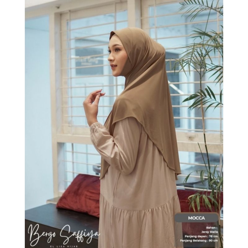 NEW BERGO DAILY SAFFIYA SOFT PED BY ELISA HIJAB