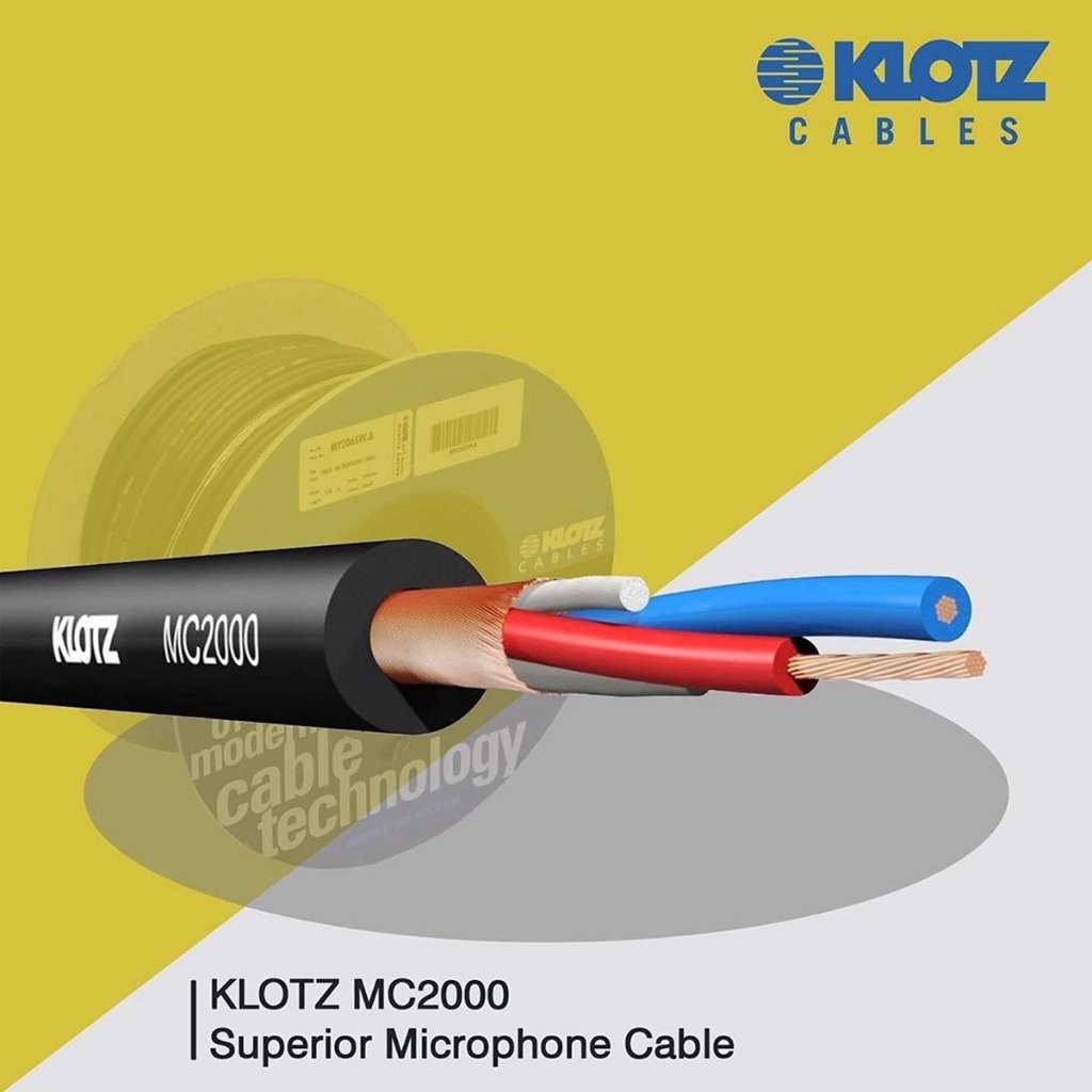 Klotz MC2000 Original Kabel Microphone Audio Klotz MC-2000 Kabel Audio
