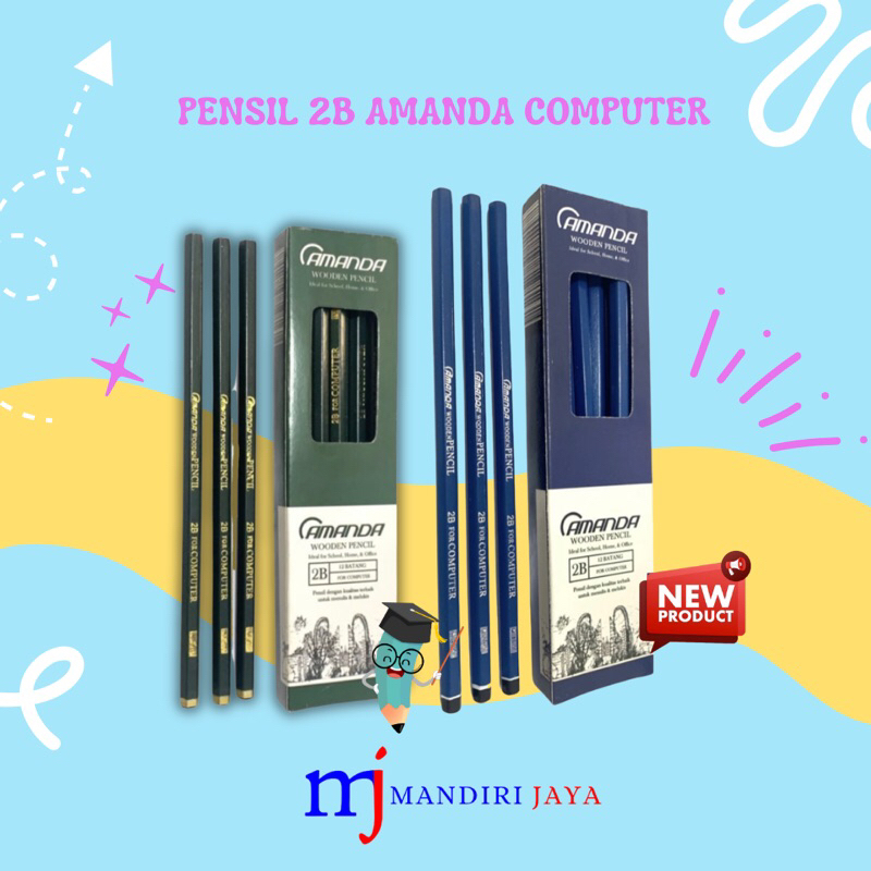 

PENSIL 2B AMANDA WOODEN PENCIL (PCS)