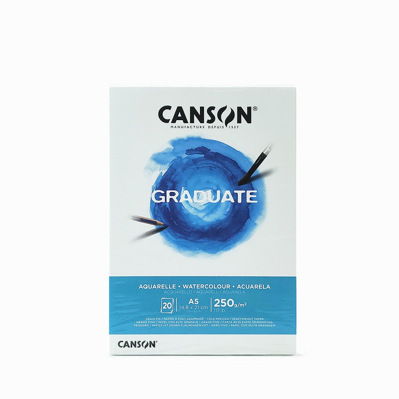 

Canson Graduate Pads For Watercolour A5