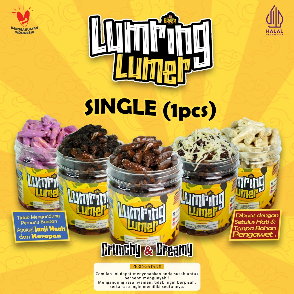 

LUMRING LUMER Lumpia Garing Coklat Lumer Aneka Rasa 1pcs (250gr)