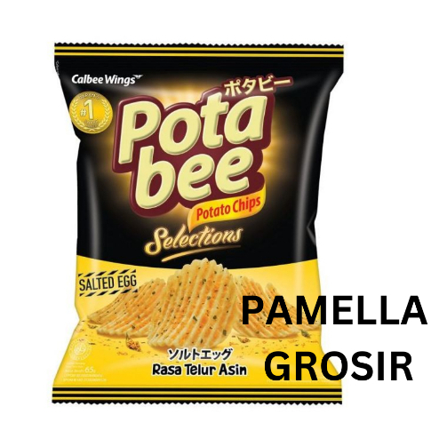 

POTABEE SNACK KENTANG SELECTION SALTED EGG NETTO 68 GR SNACK makanan ringan jajanan cemilan camilan pedas asin gurih manis murah