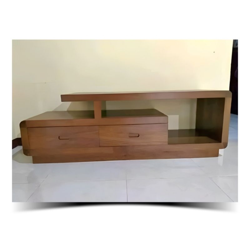 Bufet TV meja TV rak TV jati minimalis