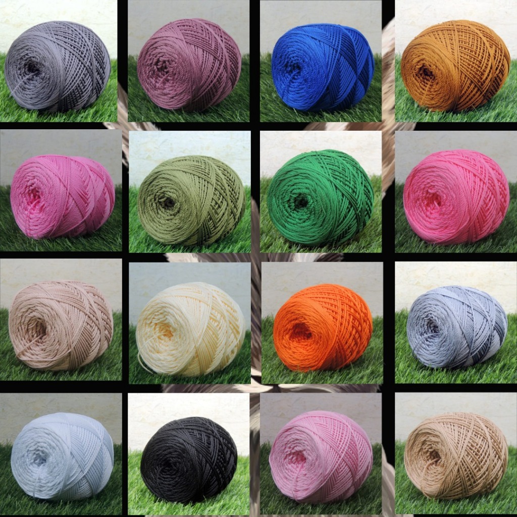 Benang Rajut Polyester D/18 Premium Benang Poly Premium