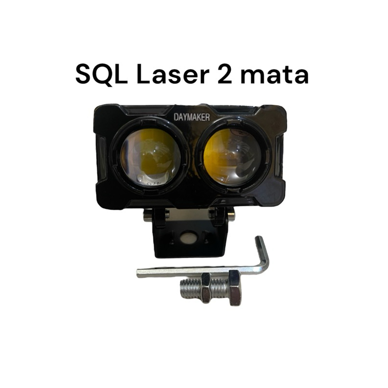 PRORIDER DAYMAKER Lampu Tembak Sorot SQL 2 Mata High Low Putih Kuning