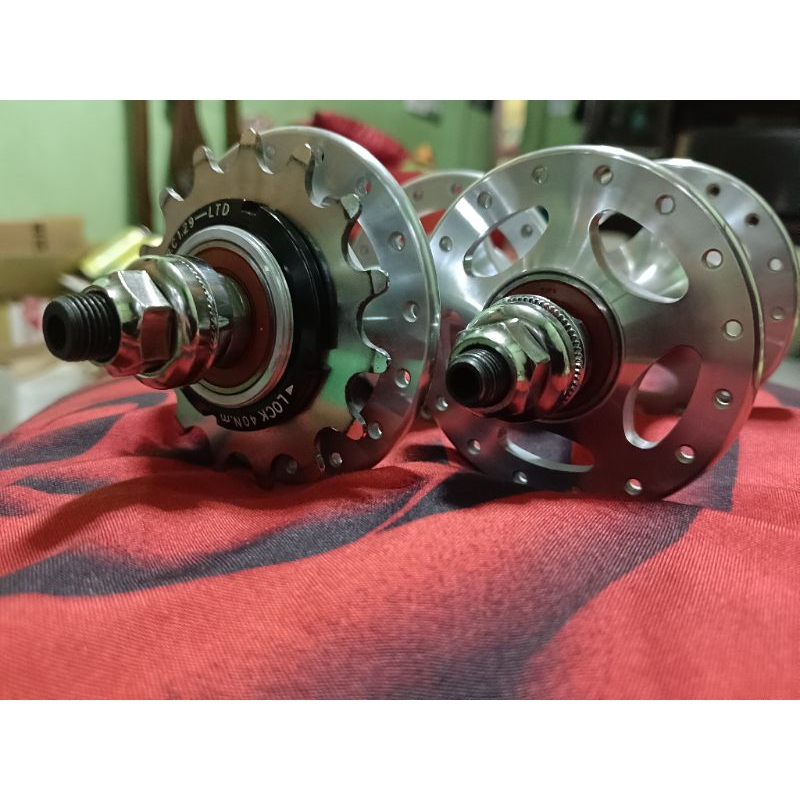 HUB FIXIE FORMULA BEARING 32H POLISHED READY COG 13/15T BUKAN NOVATEC GIORNI INTRO7 PULSO ARDENTLY V