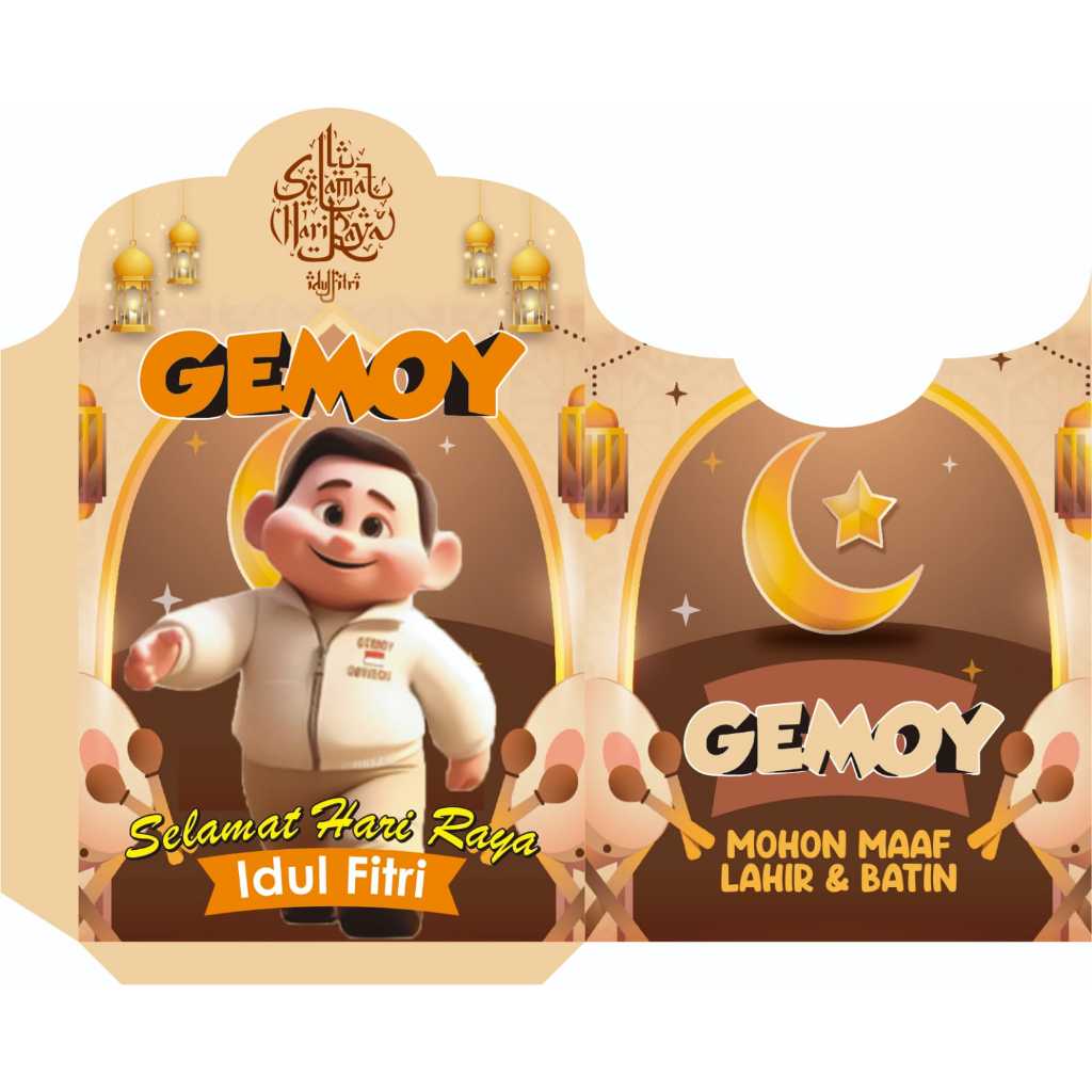 

Amplop Lebaran sudah di lem 1 oack (isi 10)