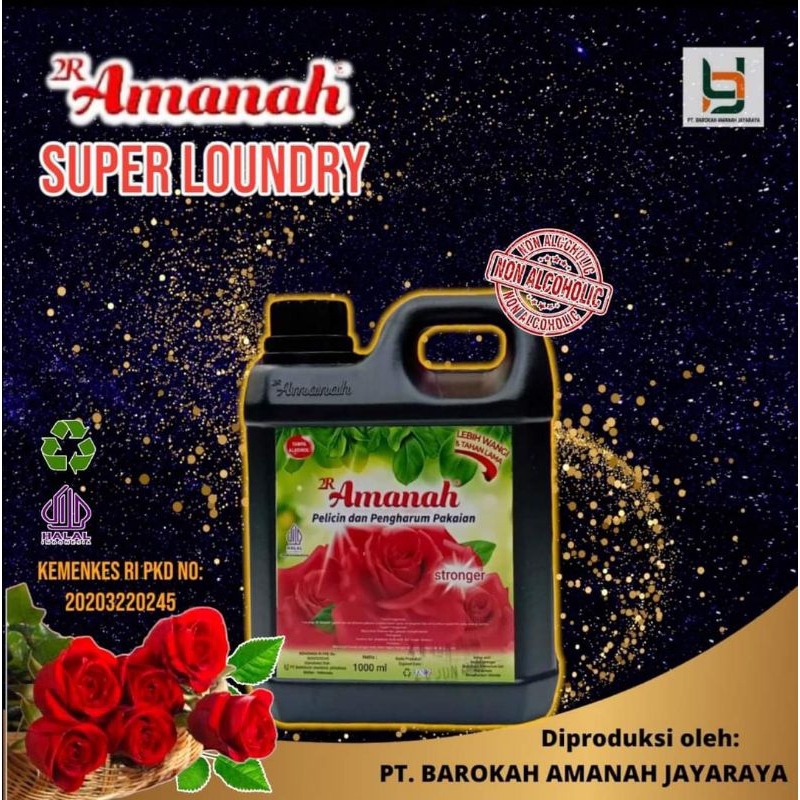 Parfum Amanah Super Laundry 1kg ( BISA COD)