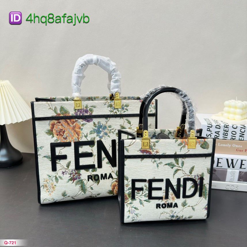 Original Fendi National Style Tote Bag Shopping Bag