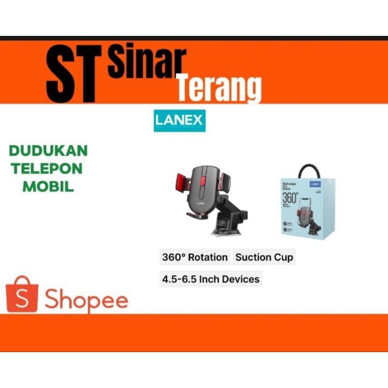 Lanex Dudukan Hp Mobil LZ09 / Dudukan Hp Mobil Lanex LZ09