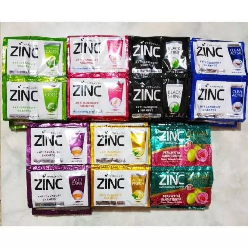 Zinc shampoo Sachet