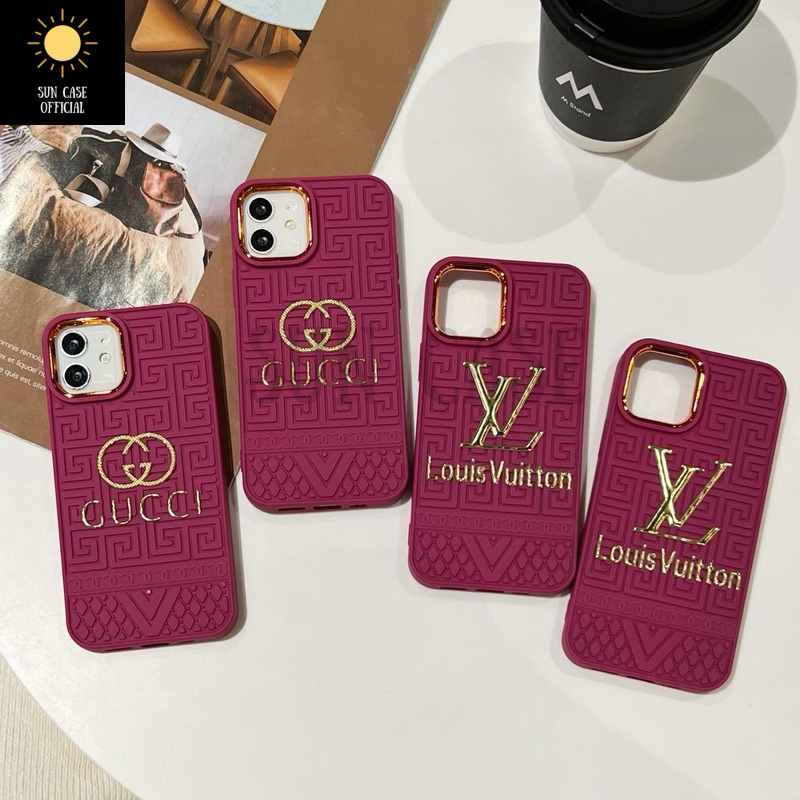 Case Squared Line Versace Brand For IPhone X Xs XR 11 12 13 14 15 14+ 15+ 14Plus 15Plus 12Pro 13Pro 