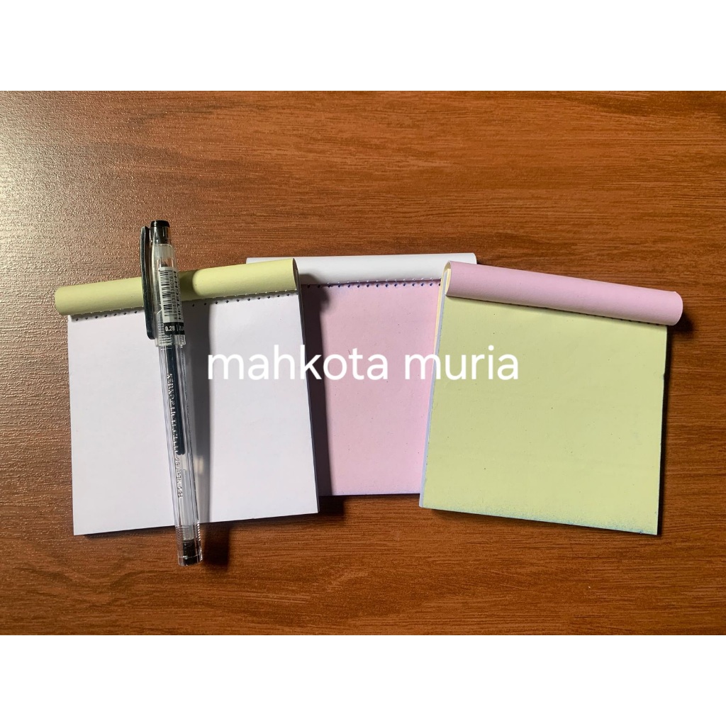 

Nota NCR Polos 3 Ply Ukuran 1/6 Folio Tanpa Cetakan, Nota Kosongan