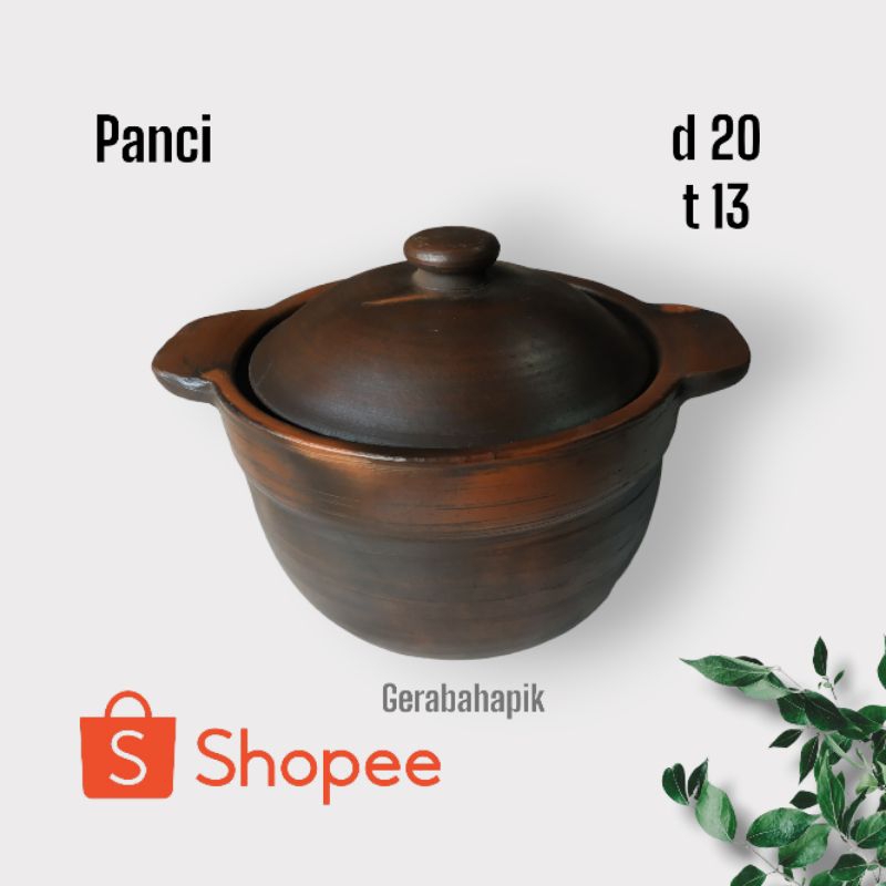 Kendi Permen Panci Bubur Gerabah Tanah Liat