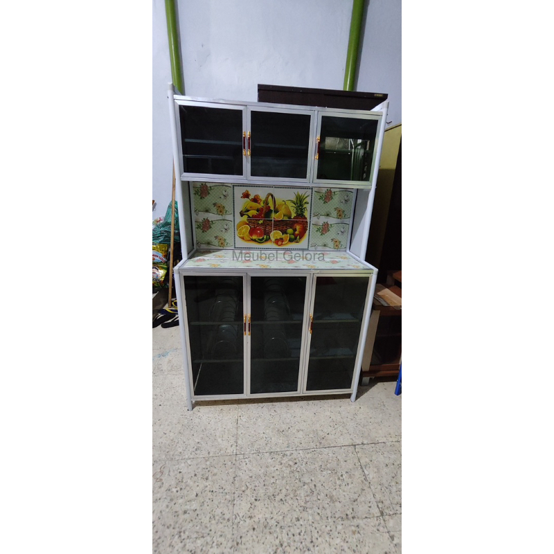 Rak Piring 3 Pintu / Lemari Piring 3 Pintu