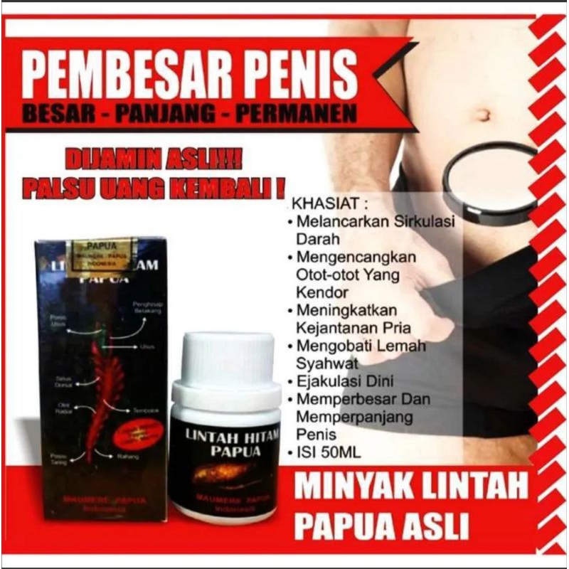 (COD) pembesarpenis mr p original minyak lintah hitam papuaasli100%ampuh obat kuat pria tahan lama