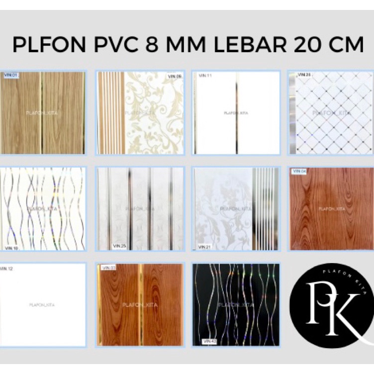 Lariza plafon pvc 8mm plavon pvc plafon 8 mm murah plafonkita plafon kita