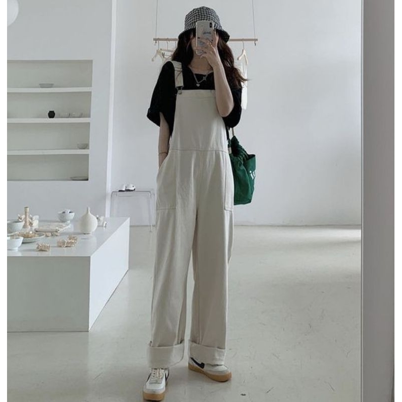 OVERALL JUMPSUIT WANITA BAJU KODOK WANITA KEKINAN OVERALL KOREA STYLE