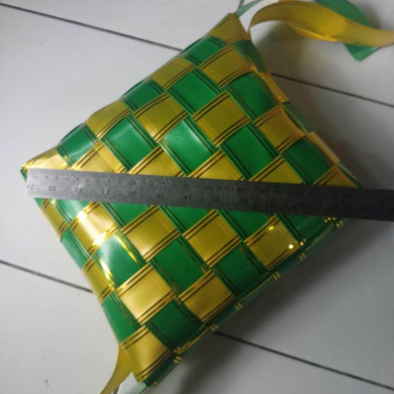 Ketupat hias lebaran jumbo 30 cm ketupat hias lebaran isi dakron murah