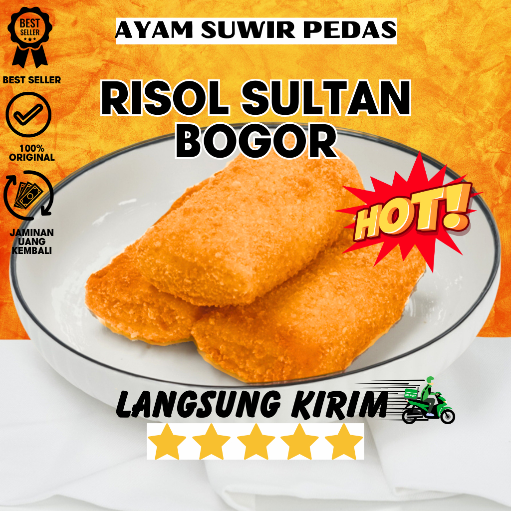 

Risol Frozen Risoles Ayam Suwir Pedas Risoles Isi 3 by Risol Sultan Bogor