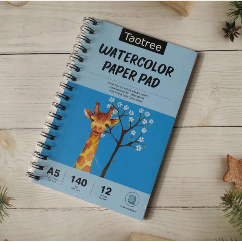 

TaoTree Watercolor Paper Pad / Spiral Watercolor Paper A5