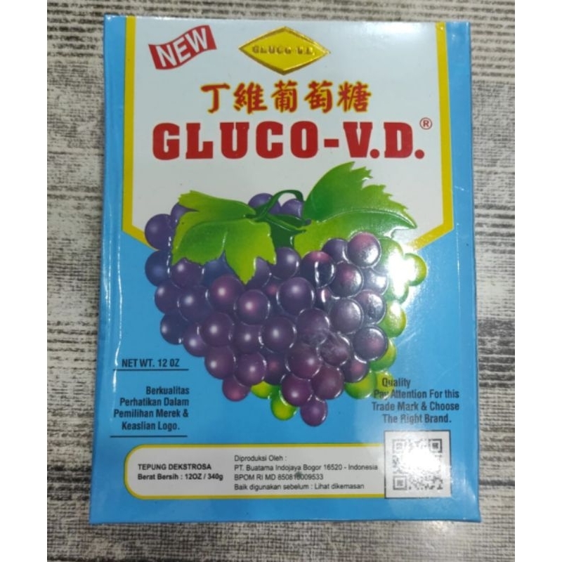 

Gluco - V.D/Glucose D/gula anggur 340 gr