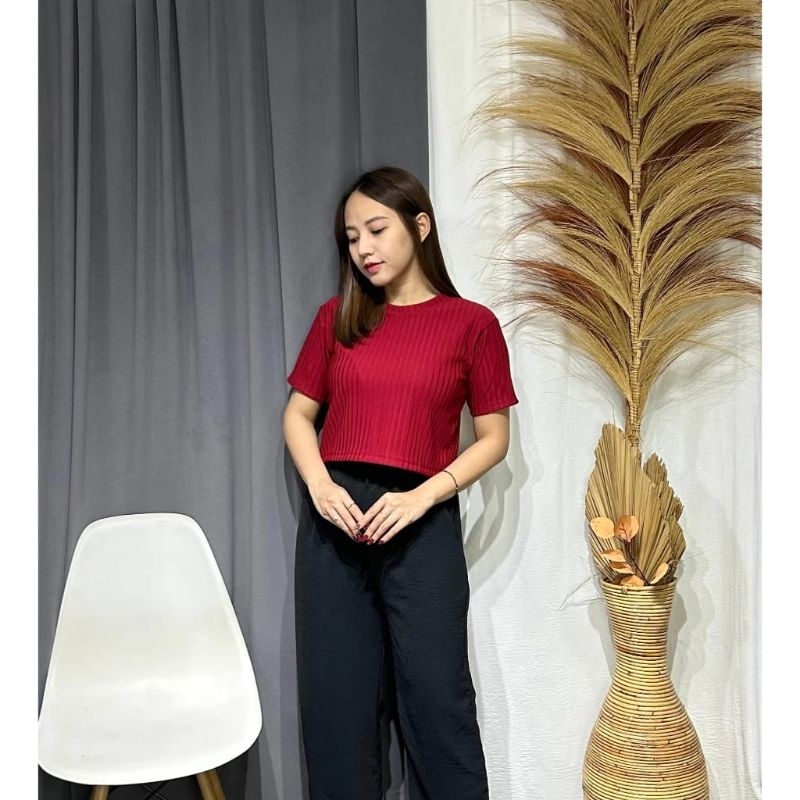 Siera Hornet Knit Crop Top