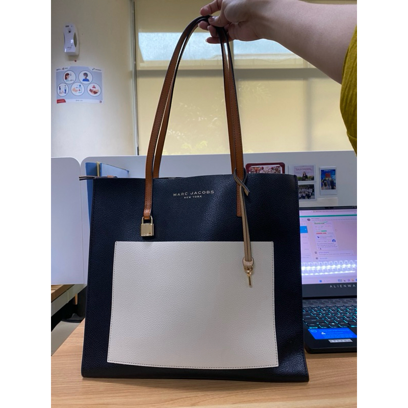 [Authentic] Marc Jacob Grind Colorblocked Tote Bag preloved