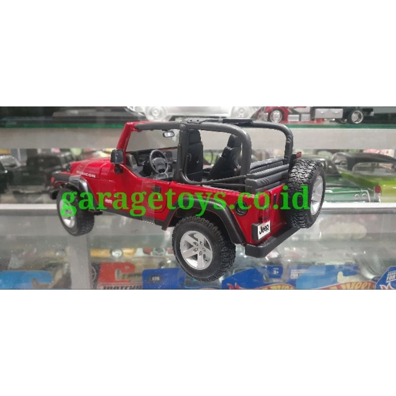 Maisto 1:18 Diecast Jeep Wrangler Sahara