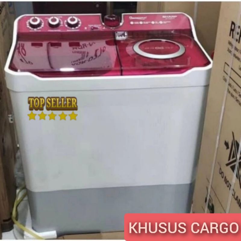 KHUSUS CARGO MESIN CUCI 2 TABUNG SHARP 12 KG EST 1290 LOW WATT