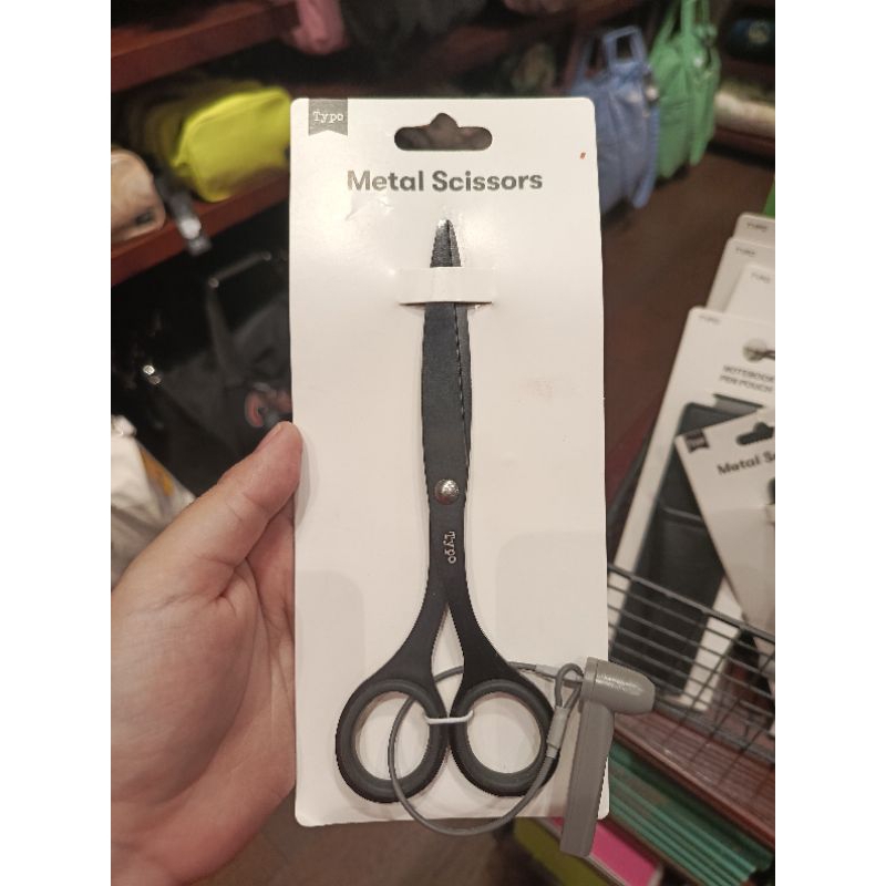 

Typo Gunting Metal Scissors Black Premium Original