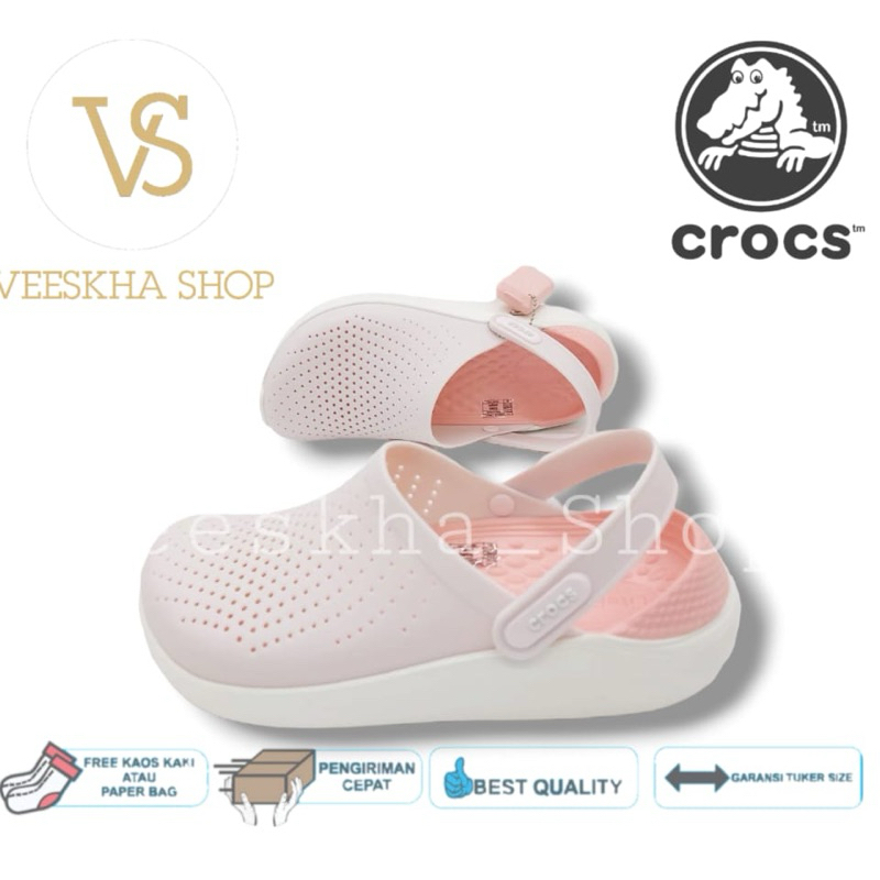 CROCS LITERIDE WANITA / SANDAL CROCS WANITA / SEPATU SANDAL WANITA / SANDAL SELOP WANITA / CROCS