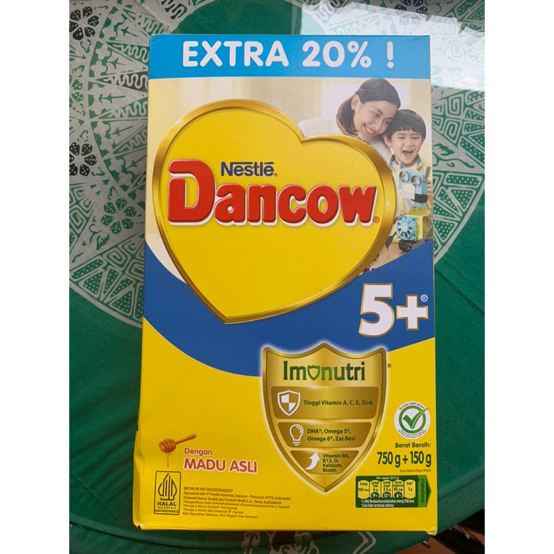 Dancow 5+ Susu Pertumbuhan Anak Susu Formula Anak Rasa Madu Vanila 5 Tahun keatas