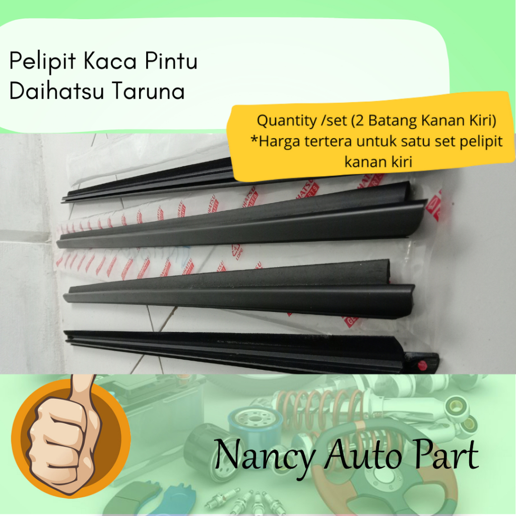 Pelipit Kaca Pintu Ori Mobil Daihatsu Taruna