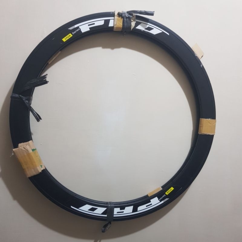 Rims 700c 5cm double wall alloy viva pro 36h sepasang