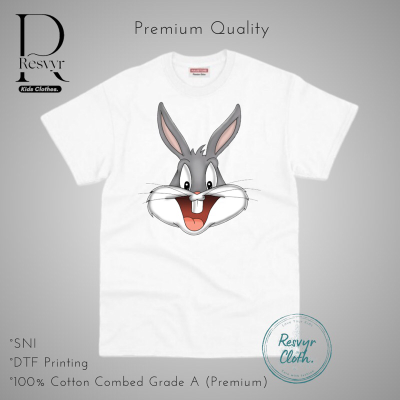 T-Shirt Anak Bugs Bunny / Looney Tuned - unisex