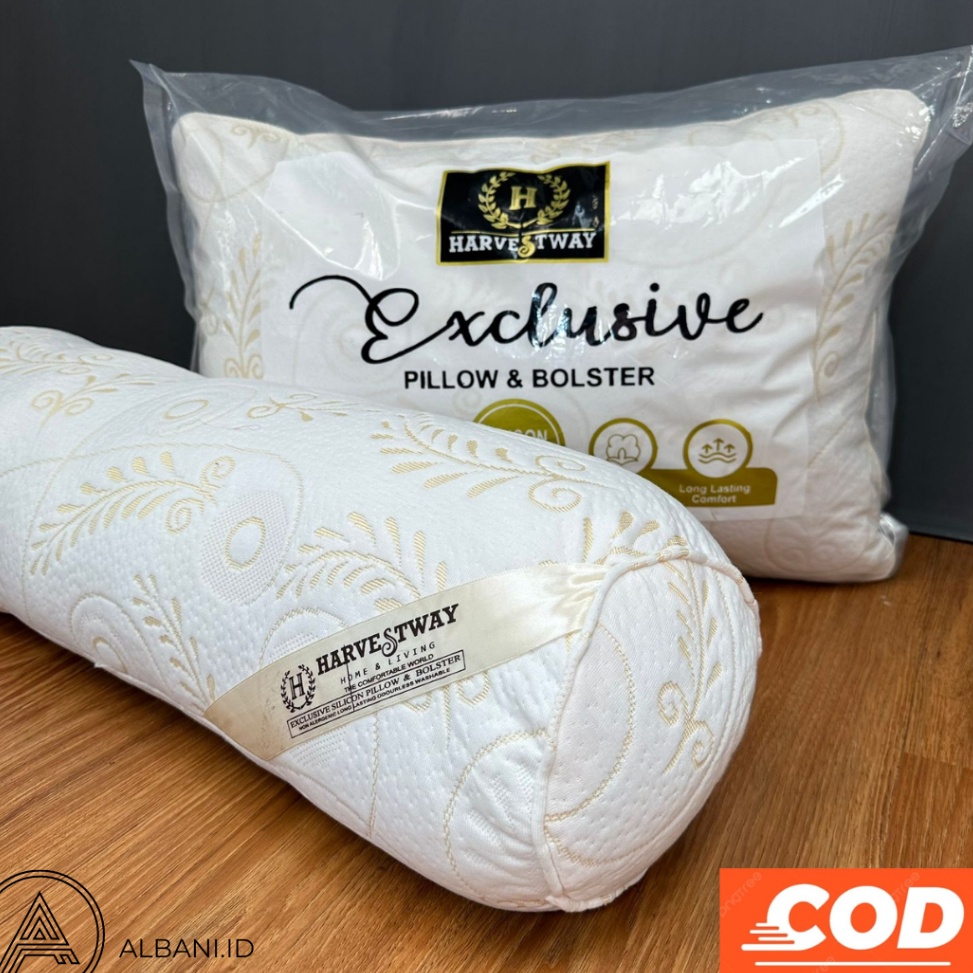 ART R44K Harvest Bantal Guling 1 Set 1Bantal 1 Guling Kualitas Hotel