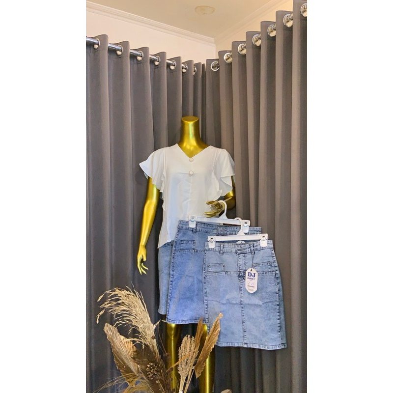 rok jeans trado kualitas premium