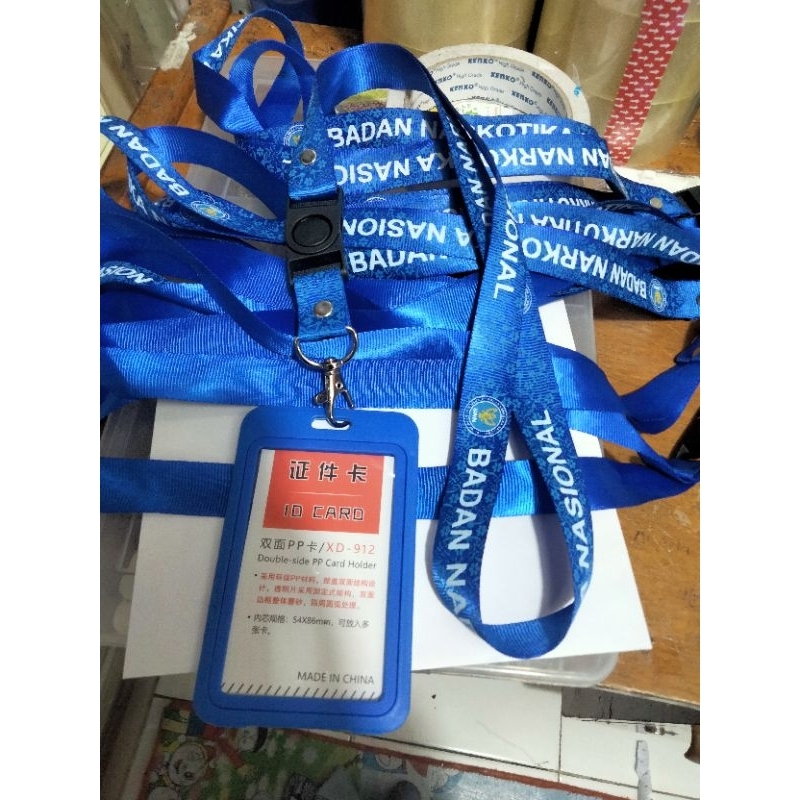 

Lanyard Tali id Card + Cashing BNN